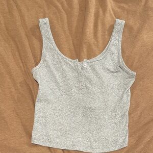 Hollister Light Gray Women's Tank Top
